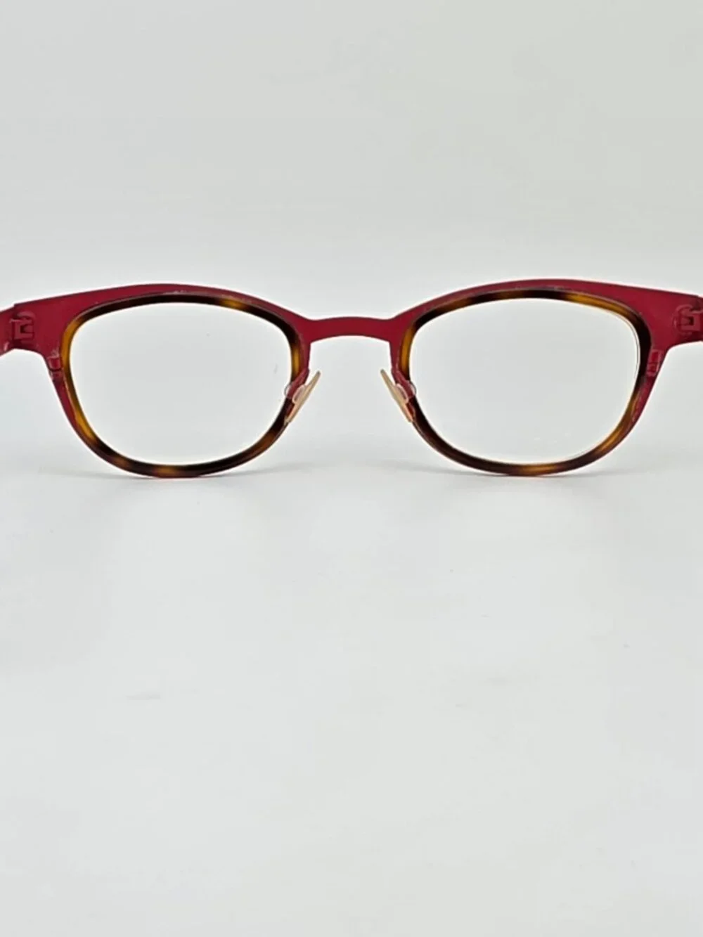 Anne Et Valentin Fairy U78 Havana Matte Red Cat Eye Eyeglasses Frame w Case 45mm